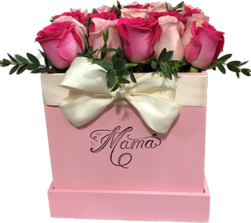 Imagen de Caja Mamá de 25 rosas
