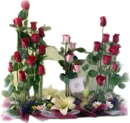 Imagen de PARED DE ROSAS