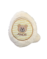 Imagen de GRAN OSITO MIEL CON MOÑO TEJIDO