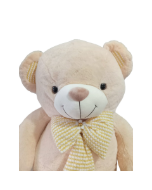 Imagen de GRAN OSITO MIEL CON MOÑO TEJIDO