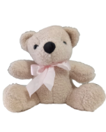 Imagen de OSITO BEBÉ MOÑO ROSA