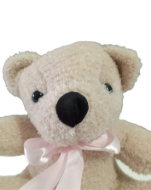 Imagen de OSITO BEBÉ MOÑO ROSA