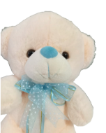 Imagen de OAITO BEIGE MOÑO AZUL CIELO