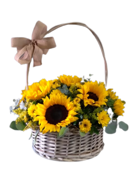 Imagen de CANASTA CON GIRASOLES